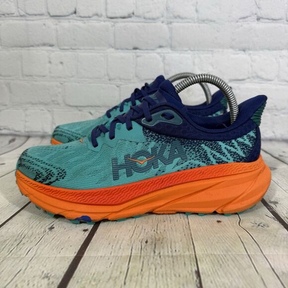 Hoka One One Challenger ATR 7 Womens 7.5 Shoes Running Trail Blue 1134498 CVOR - Picture 6 of 14